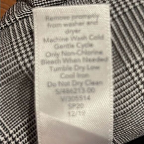 Athleta Brooklyn glen plaid ankle pull on pants size 6 - Picture 8 of 9